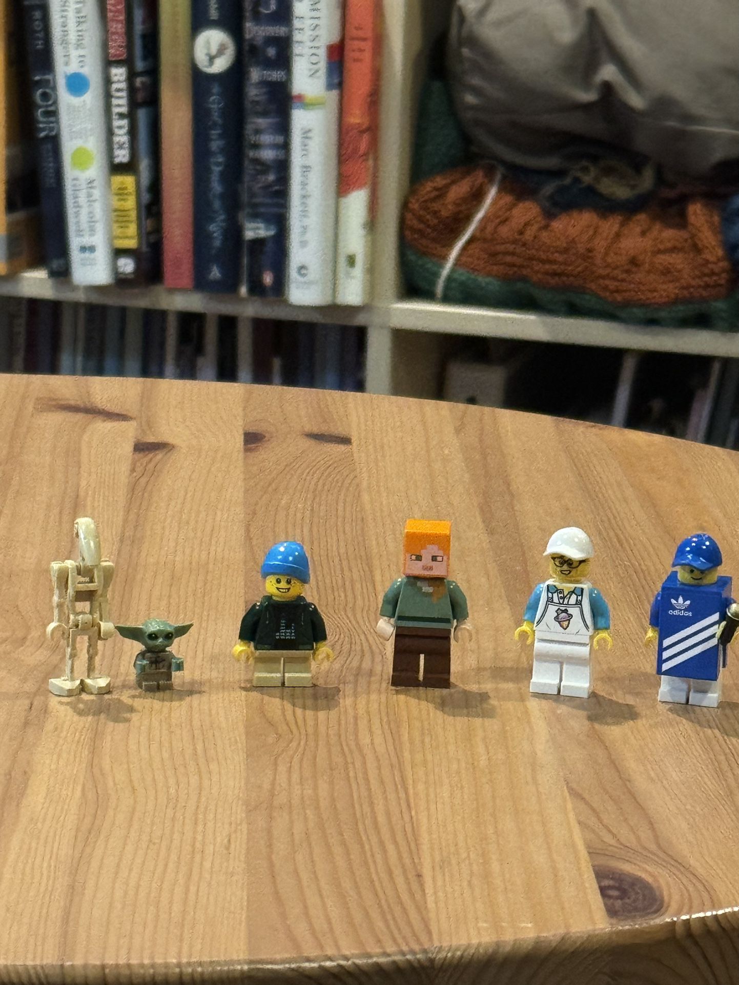 Five Random Lego Mini Figures