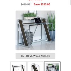 $140 Glass Desk. A Steal! Walker Furniture 