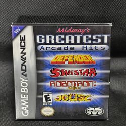 Midway's Greatest Arcade Hits Nintendo GBA 2007 Complete in Box