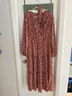 Maxi dress long sleeves L