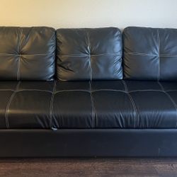 black couch 