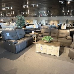Power Reclining Sofa And Loveseat
