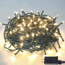105feet long string Light. 300 LED And each Christmas light has end-to-end connection that allows up to 4 strands connected