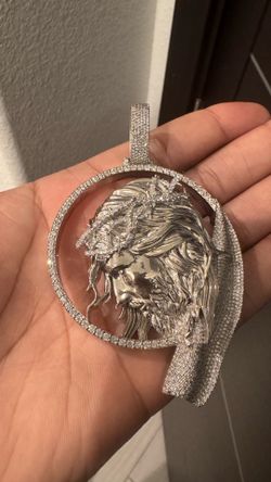 Diamond Jesus Piece Pendant