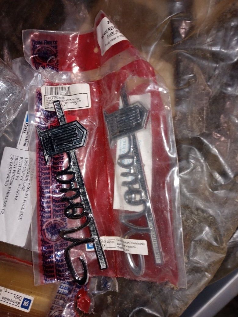 1962 Chevy nova 11 Parts New. Front and rear bumper Parts And More