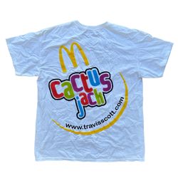Cactus Jack x McDonald’s CJ Smiles Shirt Size Medium
