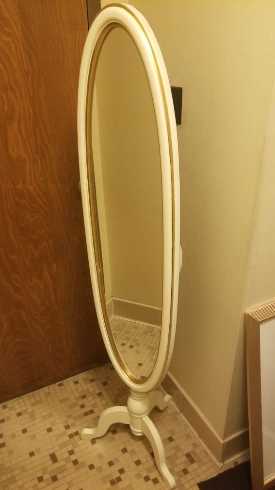 Antique hard to find full length floor mirror