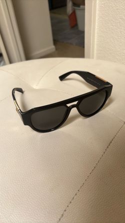 Versace Grey Pilot Men's Sunglasses