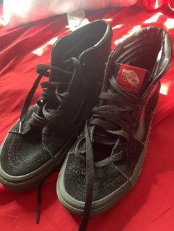 Vans high top boys shoes