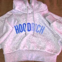 Grey Hoodrich Kraze Crop Hoodie