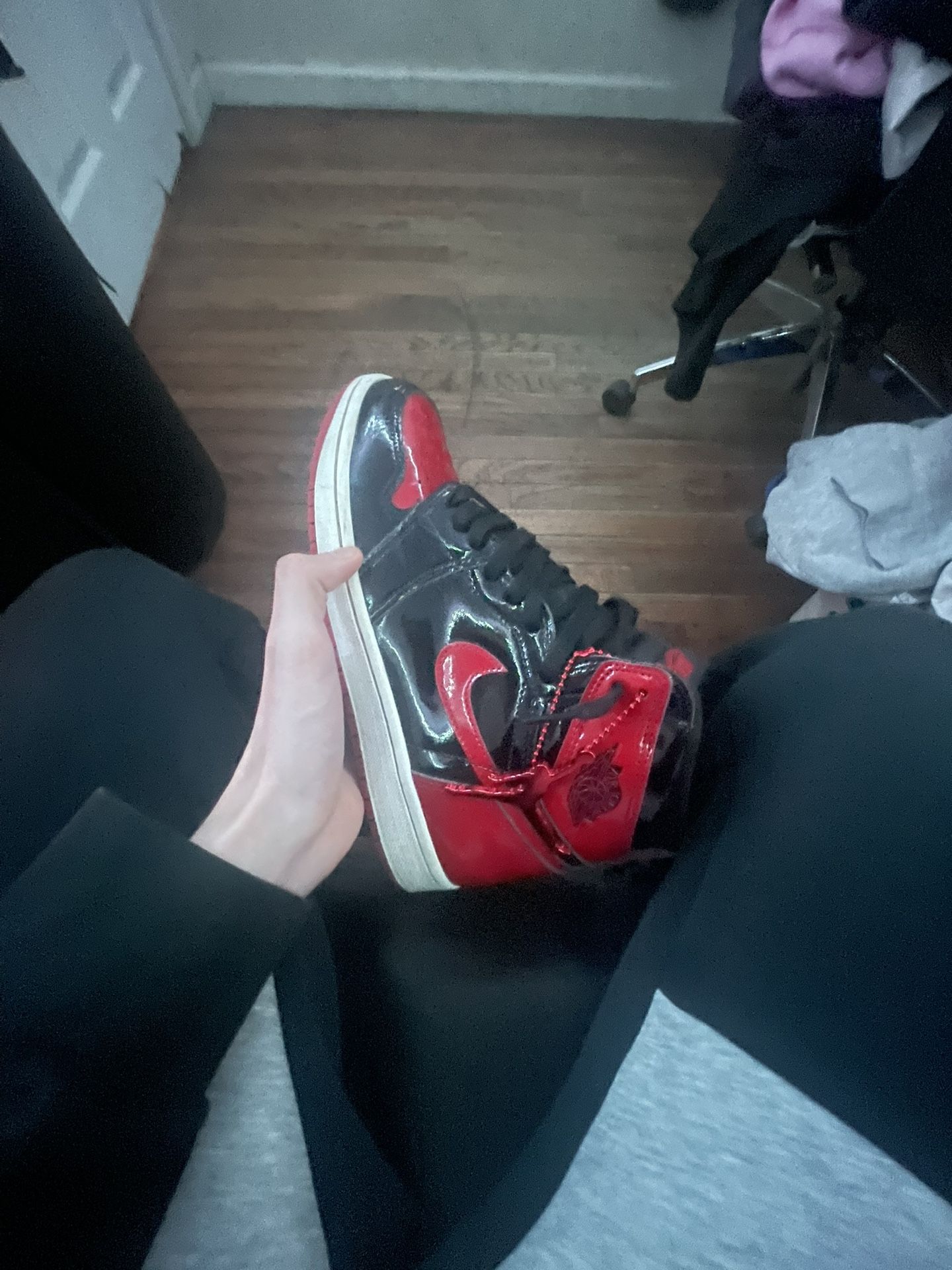 Jordan 1 Paten Bred (size 8.5)