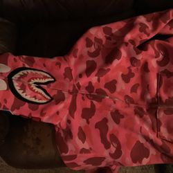 pink ape hoodie