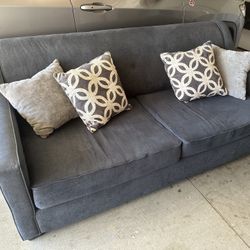 Blue couch set