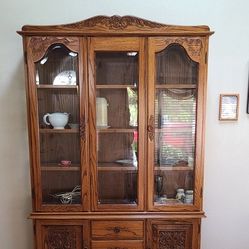 Oak Hutch