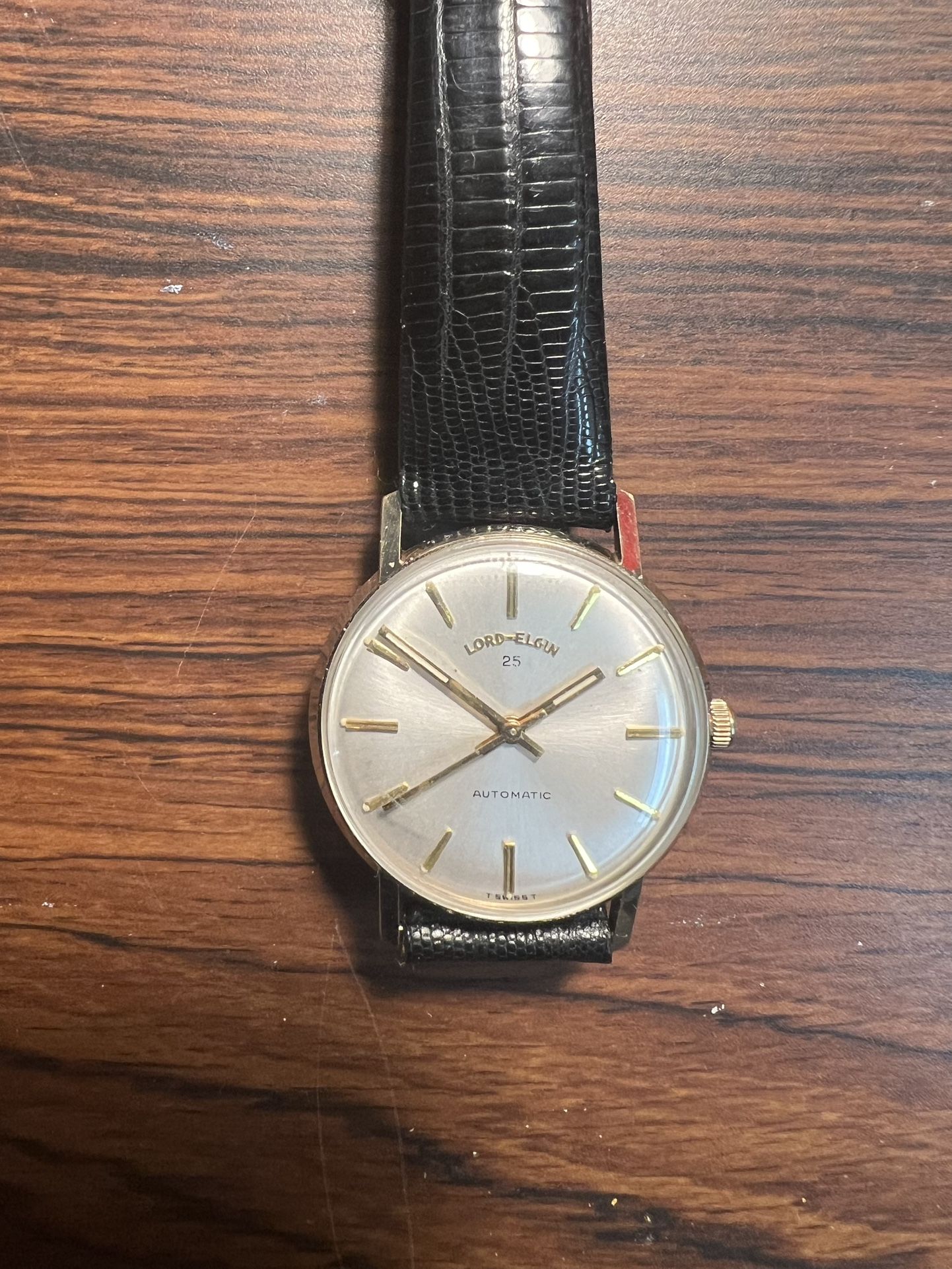 Lord Elgin 25J 10k gold Automatic men's Watch