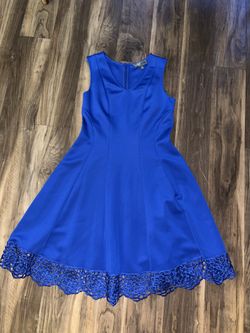 Donna Ricco Cobalt Blue Dress Size 14