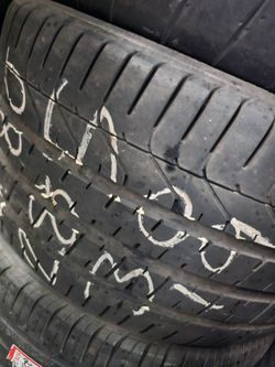(1) 285 30 19 PIRRELII TIRE 75% THREAD  $80 INSTALLED