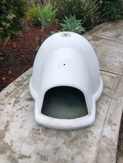 Igloo-Style Plastic Dog House