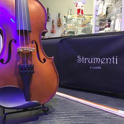 Strumenti A Corde Violin 4/4 2400 Rectangular Case, Bow, Blanket, Rosin, Free Shoulder Rest