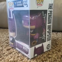 Autographed Funko POP! DC: Imposter Penguin | Signed by Nathan Szerdy
