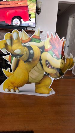 Bowser cardboard cutout