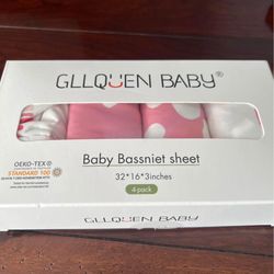 Bassinet Blankets ( 4-pack )