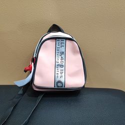 Pink Black Bagpack