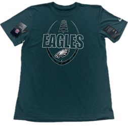 Philadelphia Eagles Nike Green T Shirt Mens Medium New $35 MSRP