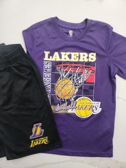 Lakers Youth 10/12 dry fit set