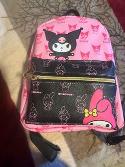 Kuromi & My Melody Mini Backpack 10”