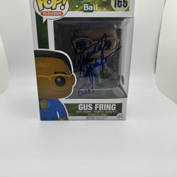 Funko Pop! Gus Fring #166 - Autographed by Giancarlo Esposito (JSA Certified) 