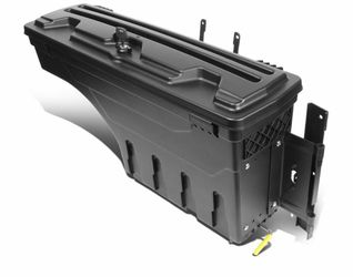 Auto Dynasty Passenger Side Truck Bed Wheel Well Storage Case Tool Box Compatible with Ford F-150 15-20