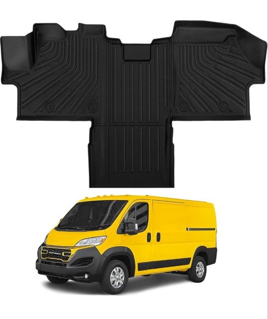 Floor Mats for Ram Promaster 1500/2500 /3(contact info removed)-2025 All Weather Floor Mats