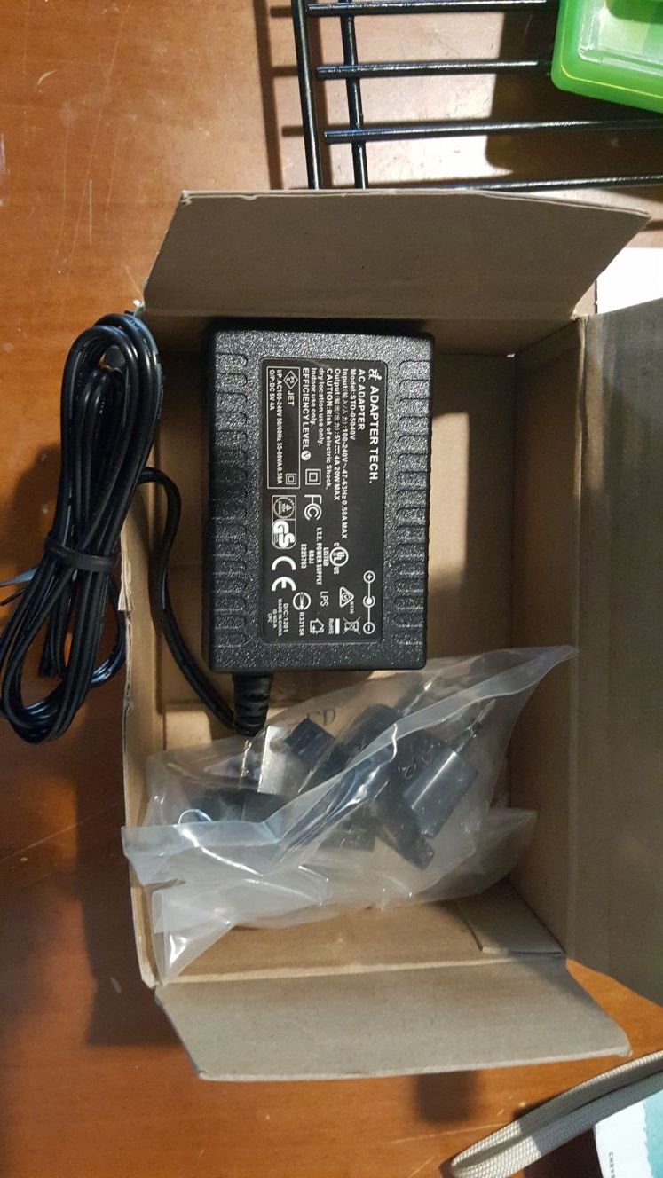 5V AC adapter 4A, 20 watts max ouyput