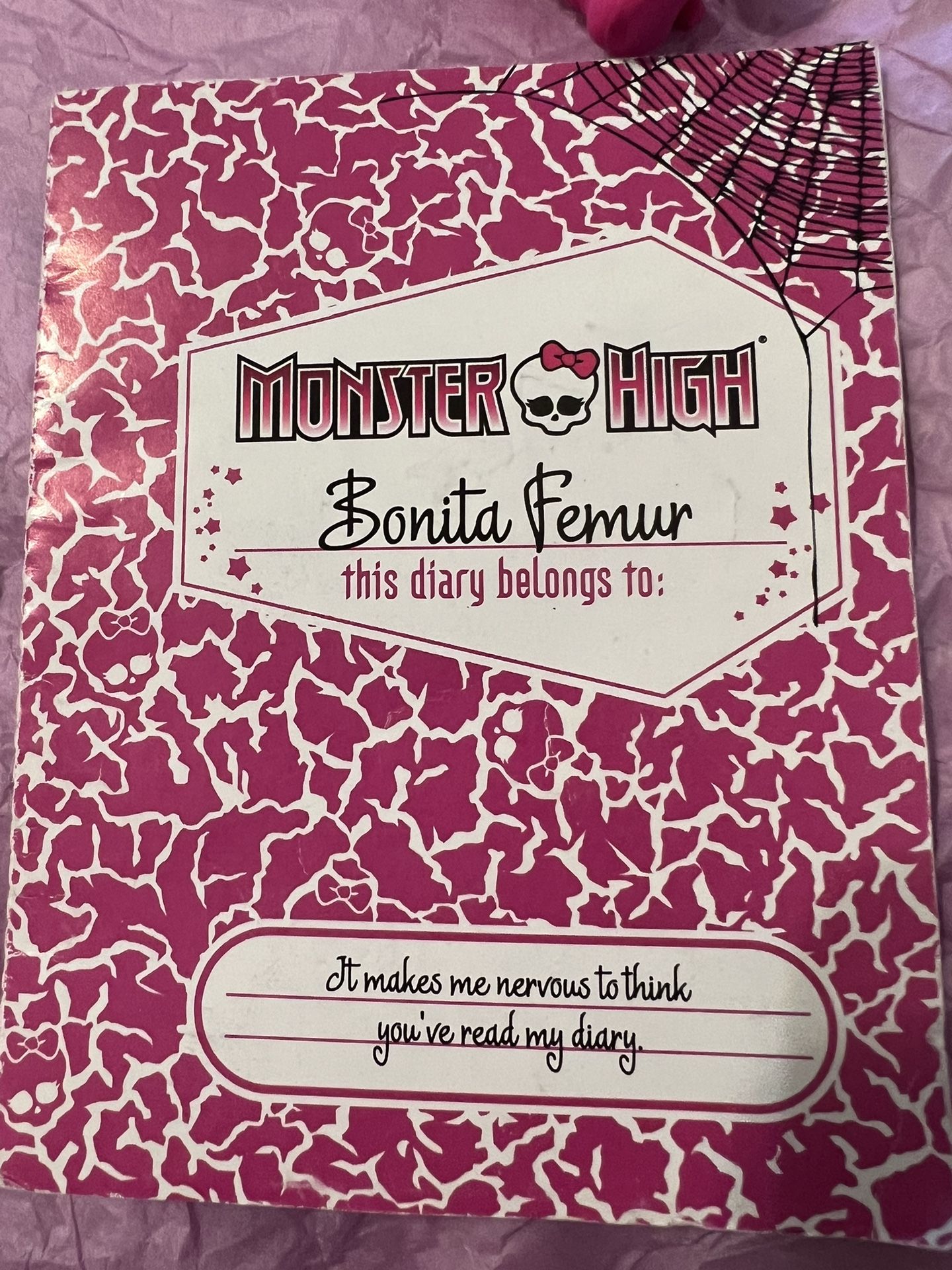 Monster High Bonita Femur Diary