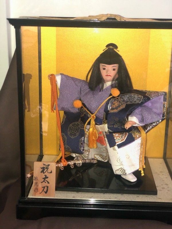 Antique Japanese Samurai doll