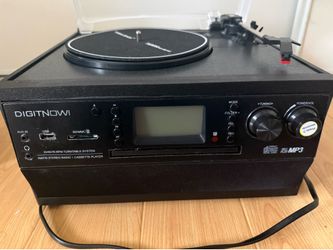 DIGITNOW All-in-One Record Player Stereo System