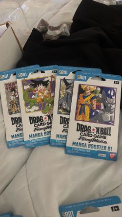 Dragon Ball Super Fusion World Manga Sleeved Booster 01 SEALED