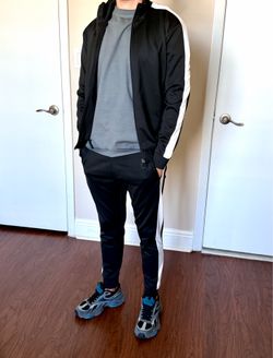 Black Tracksuit Set