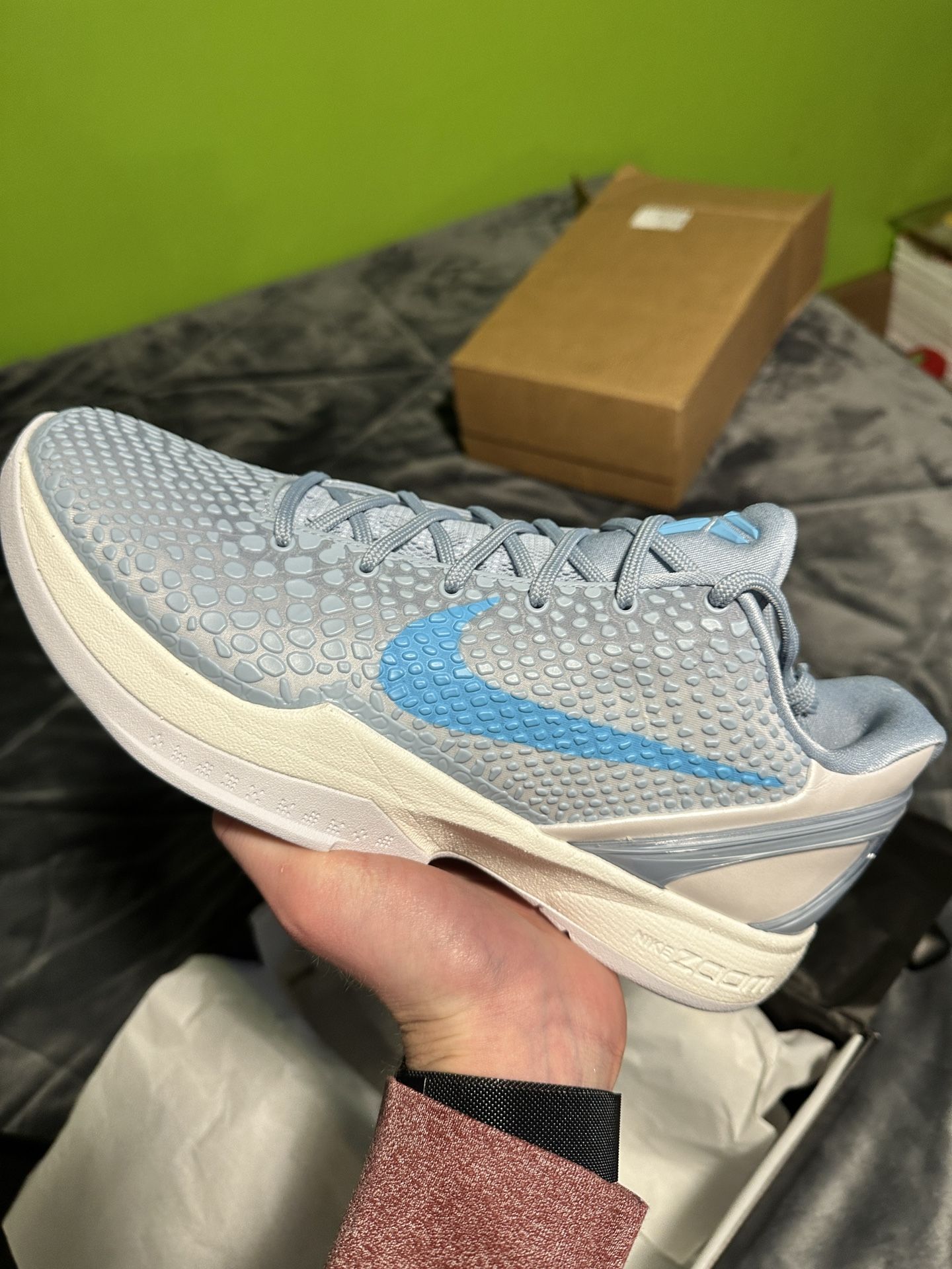 Caitlin Clark Nike Zoom Kobe 6 Protro Light Armory Blue