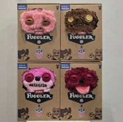 Fuggler FIFA USA Soccer 2026 Button Sir Belch Teddy Bear Grumps Lot of 4