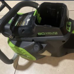 Green works 80v Chainsaw