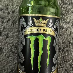 Monster Energy Brew Ubermonster Bio Activated Non Alcoholic Glass Bottle Opened
