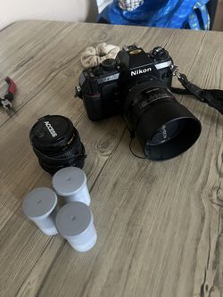 Nikon N2020 Film Camera With 2 Lenses And 3 Films