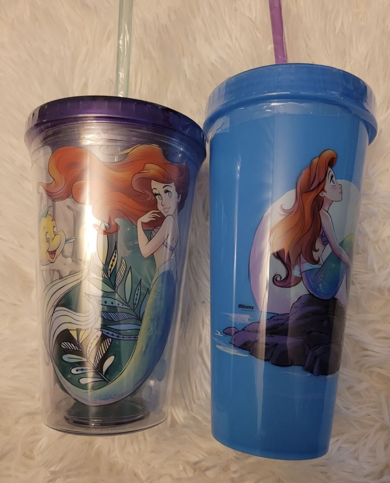 Disney The Little Mermaid Color Changing Tumbler 24oz and 20oz Travel Tumbler