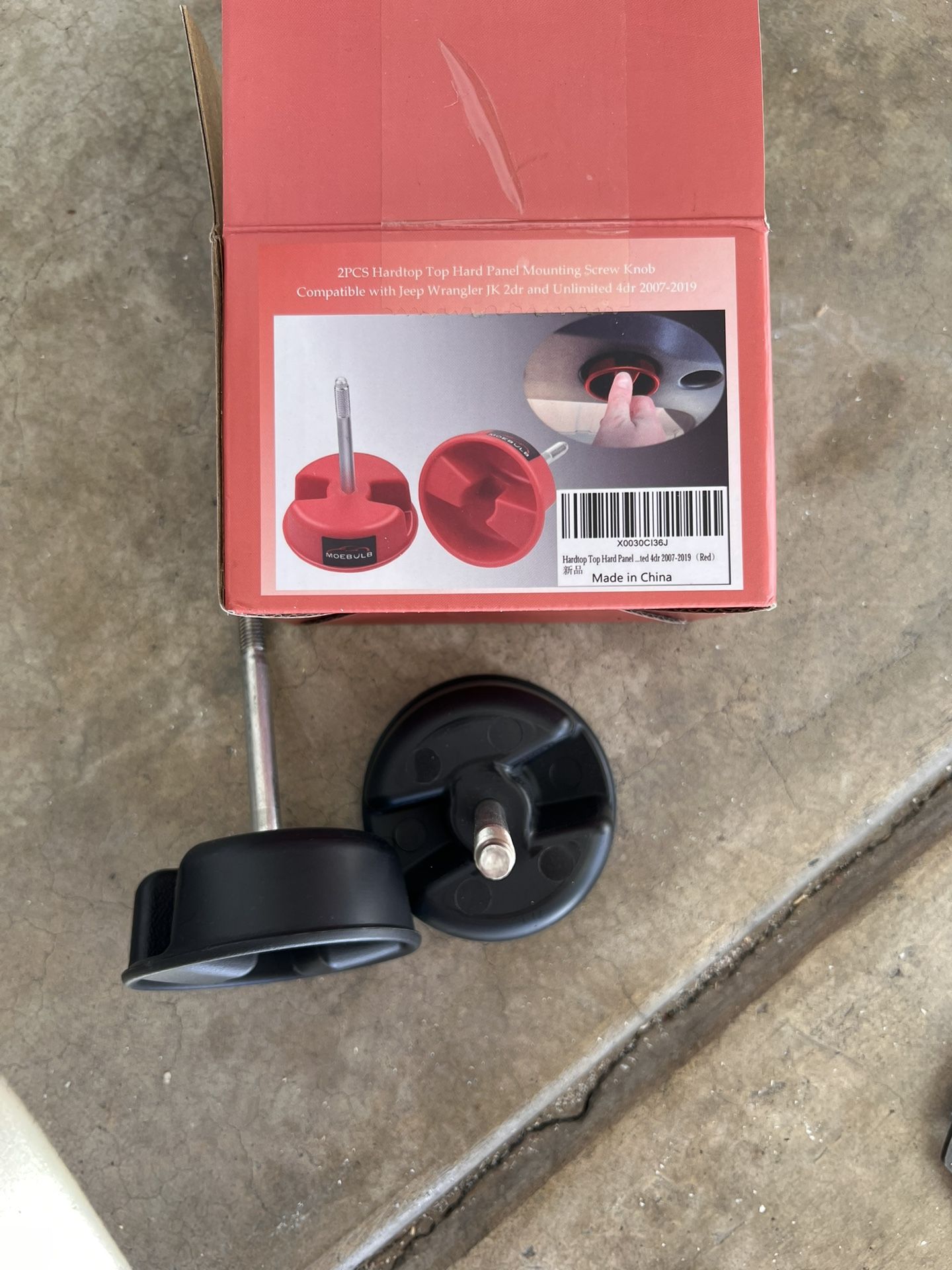 Jeep Wrangler Hard Top Knobs