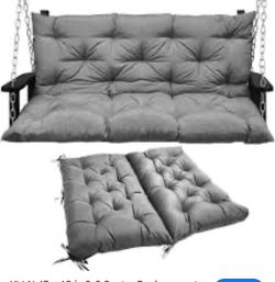 2-3 Seater Replacement Outdoor Swing Cushions with Back Support, Waterproof Bench all new but out of the package $25 each