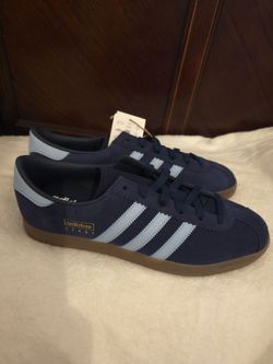 Adidas Originals Men's Navy and Blue Trainers size 9.5