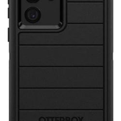 OtterBox Defender Pro Case & Belt Clip/Stand for Samsung Galaxy S22 Ultra (NOT S22 or Plus or Other Models) (Black)