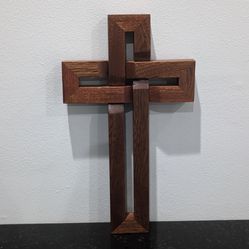 Infinity Wooden Cross